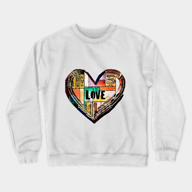 love signs Crewneck Sweatshirt by bogfl